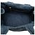 Borsa Tote Satchel Prada Denim Canapa Logo blu - vista 4