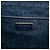 Borsa Tote Satchel Prada Denim Canapa Logo blu - vista 5