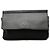 Borsa cintura Gucci in GG Canvas e pelle nera con banda Web Nero