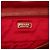 Borsa a tracolla Prada in Nappa rossa con occhielli Rosso - vista 5