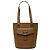 Borsa a secchiello Burberry in pelle marrone