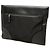 Clutch Prada in Tessuto con rifiniture in Saffiano nera Nero - vista 2
