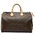 Borsa Boston Louis Vuitton Monogram Speedy 35 Marrone