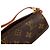 Borsa a mano Louis Vuitton Monogram Papillon Pochette Marrone - vista 5
