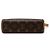 Borsa a tracolla Louis Vuitton Monogram Recital Marrone - vista 3