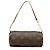 Borsa a mano Louis Vuitton Monogram Papillon Pochette Marrone