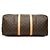 Borsa da viaggio Louis Vuitton Monogram Keepall 50 Marrone - vista 3