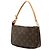 Borsa a tracolla Louis Vuitton Monogram Pochette Accessoires Marrone - vista 2