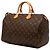 Borsa Boston Louis Vuitton Monogram Speedy 35 Marrone - vista 2