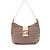 Borsa a tracolla Fendi Zucchino Marrone Beige