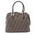 Fendi Zucca 2-Way Handbag Brown