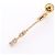 Orecchini a goccia Christian Dior Tribal Logo D'oro - vista 5