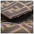 Borsa a tracolla Fendi Mamma Bucket Zucca Marrone Nero - vista 6