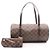 Borsa Louis Vuitton Papillon 30 Damier Ebene Marrone