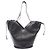 Borsa Hobo Tote Saint Laurent in pelle nera Nero