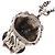 Collana Gucci Lion Head Nero Argento - vista 2