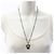 Collana Gucci Lion Head Nero Argento - vista 5