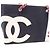 Borsa Tote Chanel No. 5 Chocolate Bar Coco Mark Argento Rosso Blu navy - vista 12