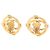 Chanel Coco Mark vergoldete Clip-Ohrringe Golden - Ansicht 2