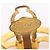Chanel Coco Mark vergoldete Clip-Ohrringe Golden - Ansicht 3