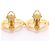 Chanel Coco Mark vergoldete Clip-Ohrringe Golden - Ansicht 5
