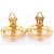 Chanel Coco Mark vergoldete Clip-Ohrringe Golden - Ansicht 7