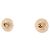 Chanel Coco Mark Circle Ohrringe Rot Golden - Ansicht 2