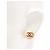 Chanel Coco Mark Circle Ohrringe Rot Golden - Ansicht 4