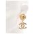 Chanel Coco Mark Swing Ohrringe Golden - Ansicht 4
