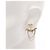 Orecchini Ear Cuff Chanel Coco Mark Swing Chain D'oro - vista 4