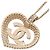 Collana Chanel Coco Mark Heart D'oro - vista 2
