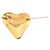 Timeless Chanel Coco Mark Heart Brosche Golden - Ansicht 2