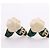 Orecchini a bottone Chanel Coco Mark con motivo floreale Bianco D'oro Verde - vista 5