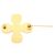 Spilla Chanel Coco Mark placcata oro D'oro - vista 2