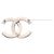 Broche Chanel Coco Mark Plata - vista 2