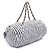 Borsa Bowling Chanel Coco Mark Nero Bianco - vista 2