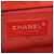 Borsa a tracolla Chanel Boy in pelle di vitello grana rossa Rosso - vista 4
