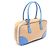 Borsa a mano 2-Way Prada Triangle Logo Blu Beige - vista 2