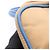 Borsa a mano 2-Way Prada Triangle Logo Blu Beige - vista 5