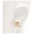 Orecchini Christian Dior Tribal CD Logo Bianco D'oro - vista 4