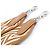 Hermès Hermes Sangle Zigzag 077729CK Strap Blanco Dorado - vista 4