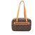 Louis Vuitton Cite MM Monogram Schultertasche Braun