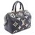 Borsa Louis Vuitton Speedy Bandoulière 25 Nero Beige - vista 2