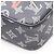 Borsa a tracolla Louis Vuitton Danube PM Monogram Ink Bianco Rosso Blu navy - vista 6
