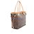 Borsa Tote Louis Vuitton Neverfull MM Monogram Marrone - vista 2