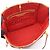 Louis Vuitton Neverfull MM Tote Bag Braun Rot - Ansicht 3