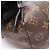 Zaino/Borsa Louis Vuitton Palm Springs PM Marrone Nero - vista 9