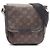 Borsa a tracolla Louis Vuitton Bass PM Monogram Macassar Marrone Nero