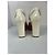 Louis Vuitton Colorblock Lackleder Pumps Weiß Beige - Ansicht 4