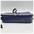 Saint Laurent Chyc Clutch Leather medium Blau - Ansicht 5